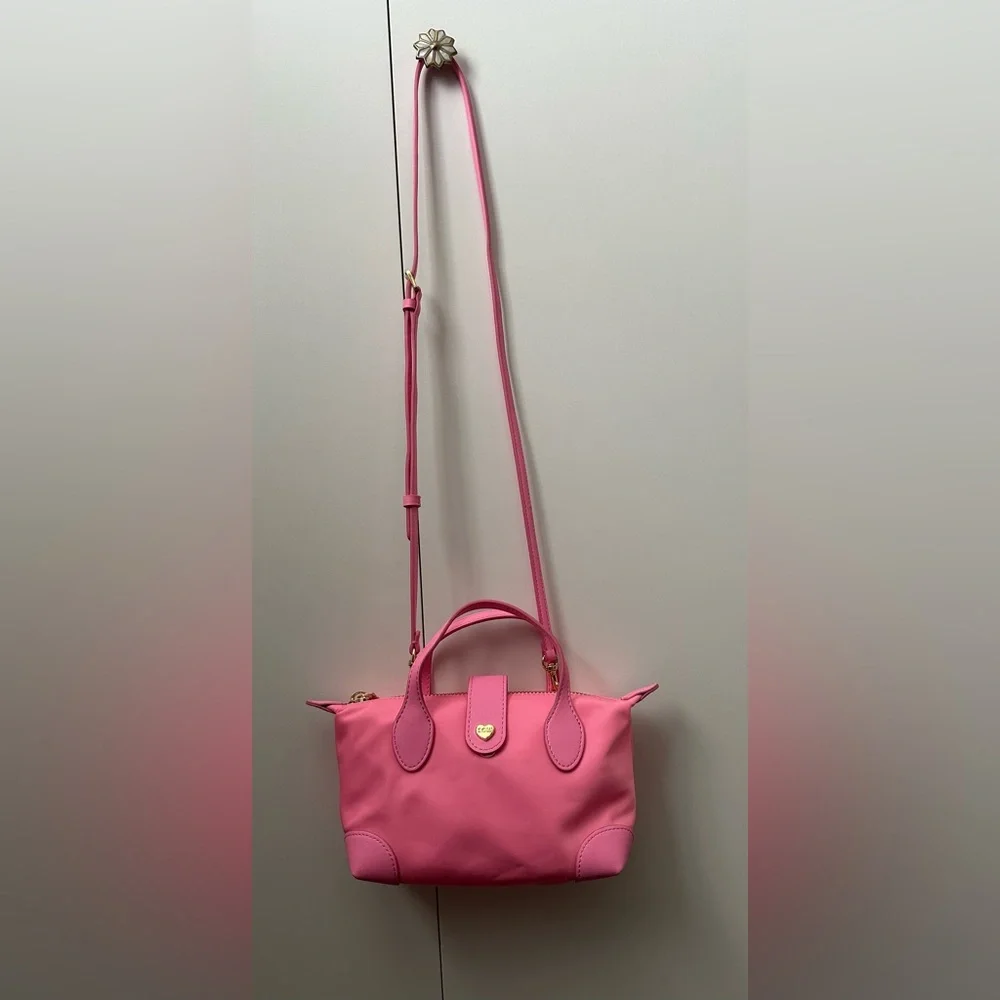 NWOT Stoney Clover Lane Pink Pouchette Crossbody Bag 02 - Picture 3 of 7